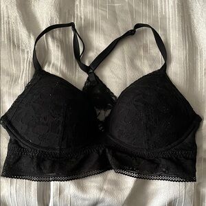 Elegant Black Lace Bra